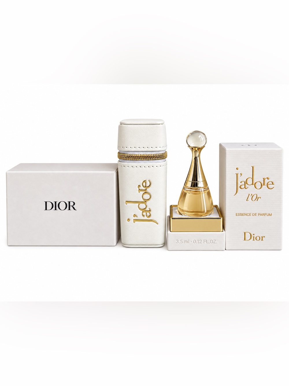 ✨ DIOR J’ADORE MINI BAG CHARM CASE & L’OR PERFUME 3.5 ML LUXURY GIFT SET